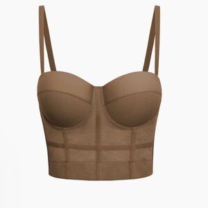 Mesh Underwire Bustier Top